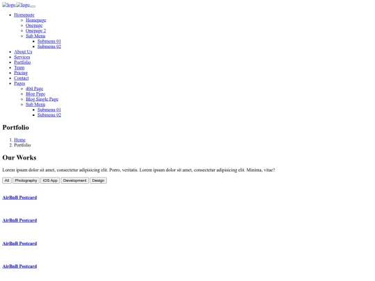 portfolio screenshot
