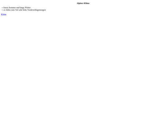 Alpines Klima screenshot