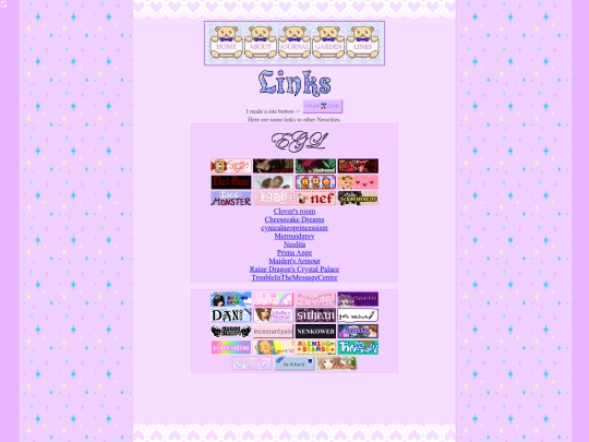links screenshot