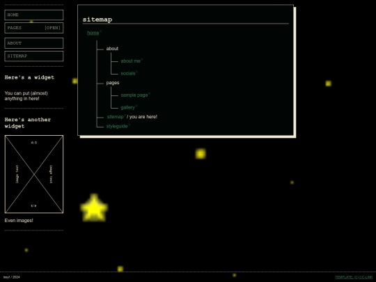 sitemap screenshot