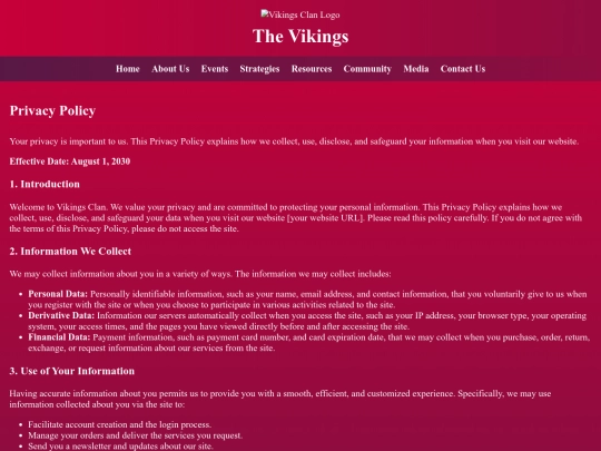 privacy-policy screenshot