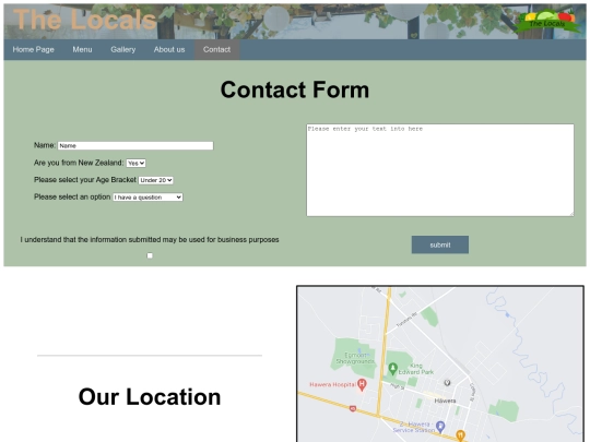 Contact screenshot