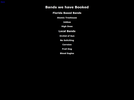 bands screenshot