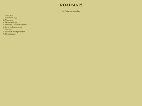 roadmap screenshot