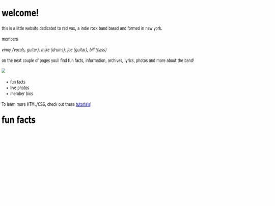 index screenshot