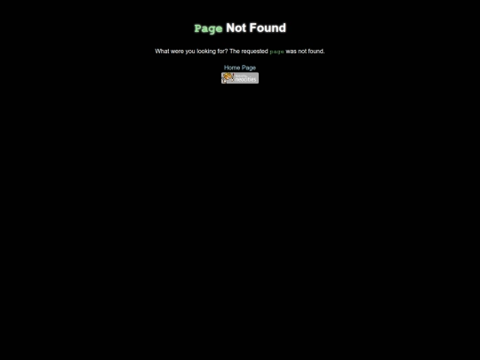 not_found screenshot