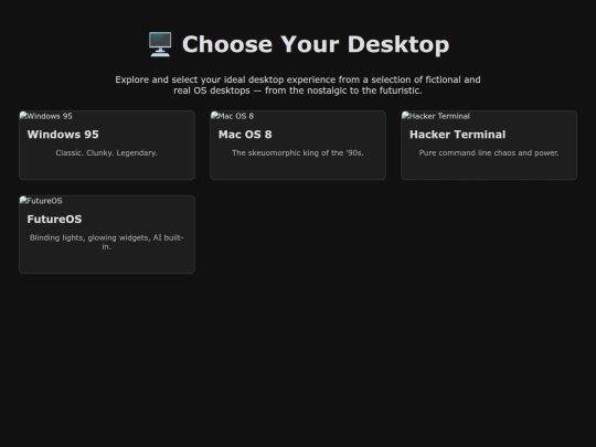 Internet Stress/Choose Your Desktop/Choose screenshot