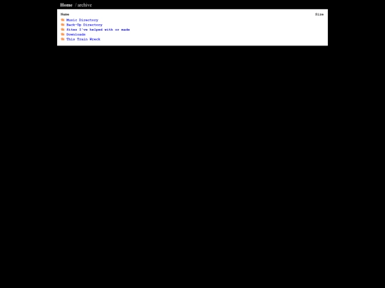Archive screenshot