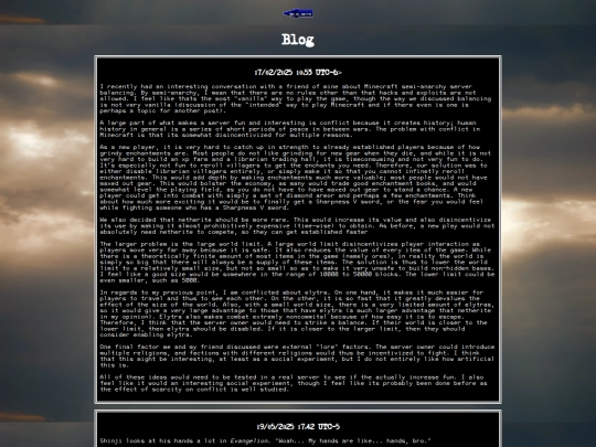 blog screenshot