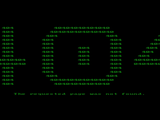 not_found screenshot