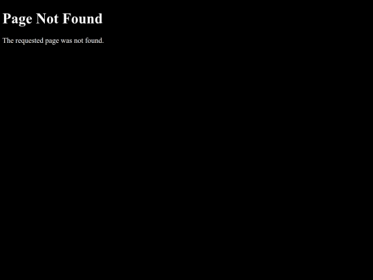 not_found screenshot
