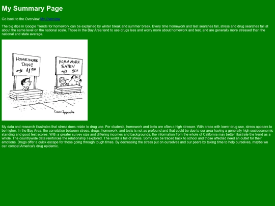 summary screenshot