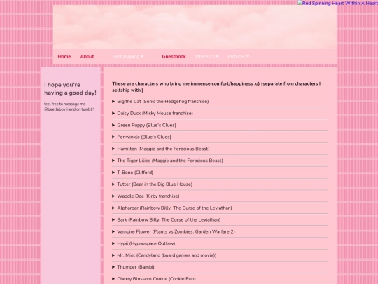 comfortcharacters screenshot