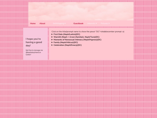 writing screenshot