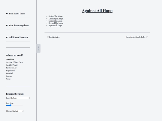 fanfiction/lupins/against-hope screenshot