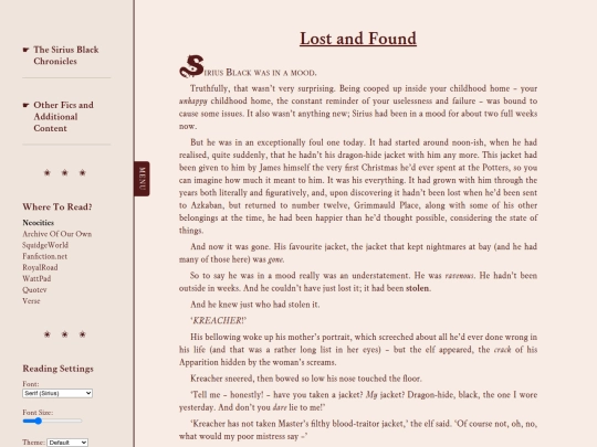 sirius/lost-found screenshot