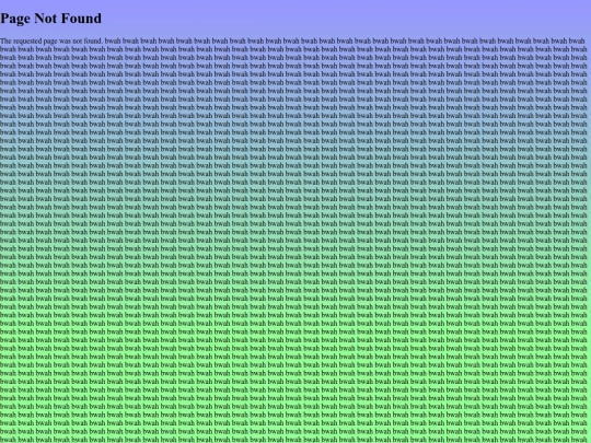not_found screenshot
