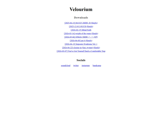 velourium screenshot