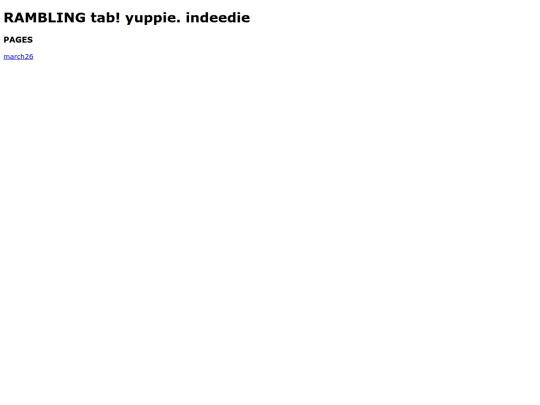 ramble screenshot