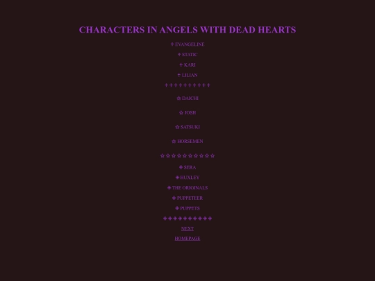 characters screenshot