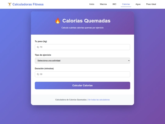 MacroCalculator /calculadora-calorias screenshot