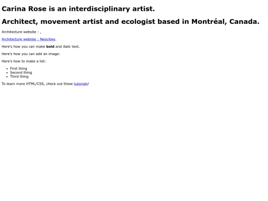 index screenshot