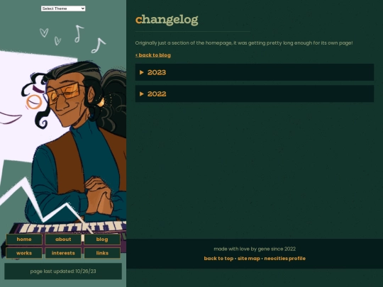 blog/changelog screenshot