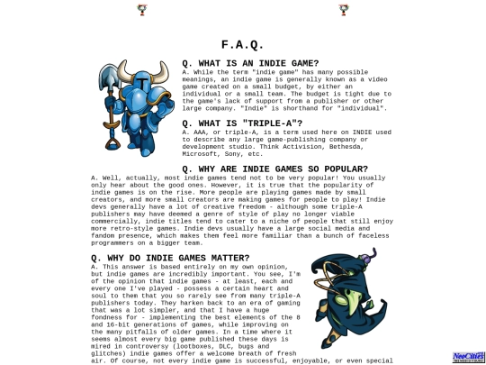 faq screenshot