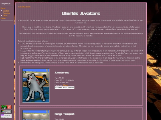 avatars screenshot