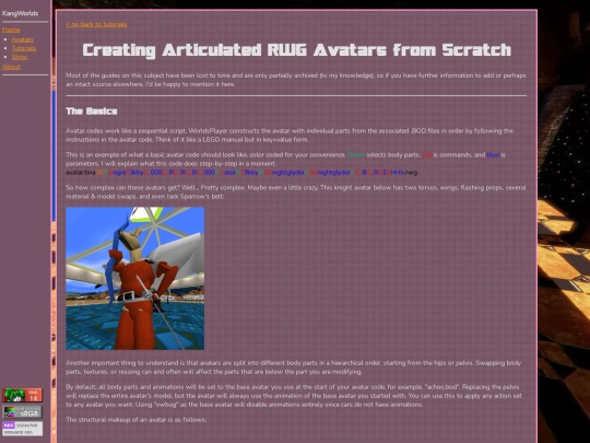 tutorials/rwg screenshot