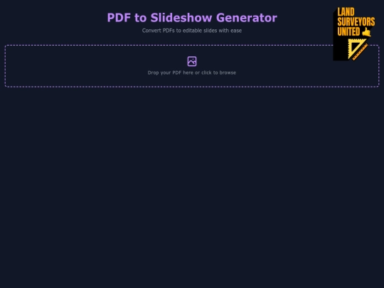ai/pdftoslideshow screenshot