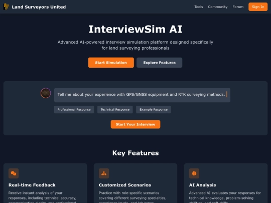 ai/showcase/interviewsim screenshot