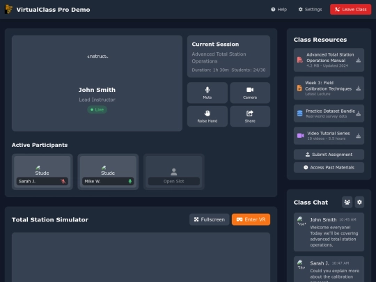 ai/showcase/virtualclasspro-demo screenshot