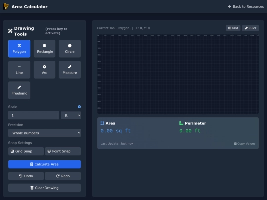 app/ce/guides/area screenshot