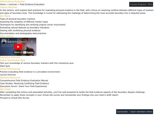 app/ce/lectures/field-evidence screenshot