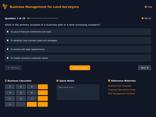 app/ce/train/quiz/business screenshot