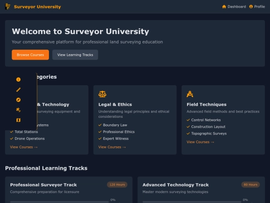 app/ce/university screenshot
