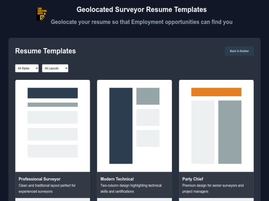 atozenith/geolocated-resume screenshot