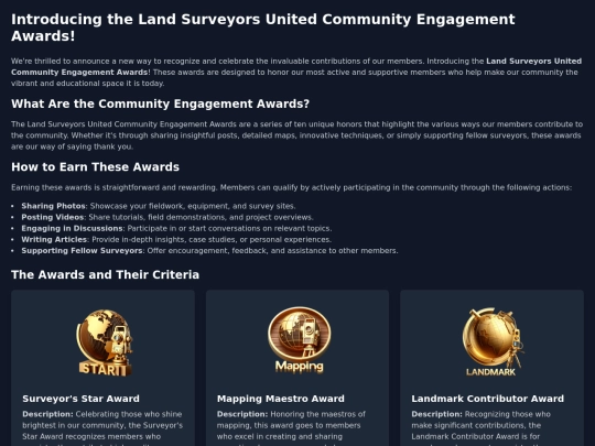 awards screenshot