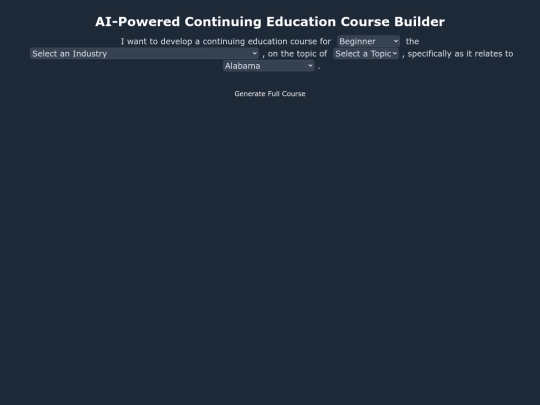 ccourses/gne/ai_powered_course_builder_by_atozenith(2) screenshot