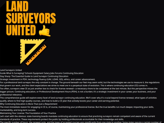 continuing-education screenshot