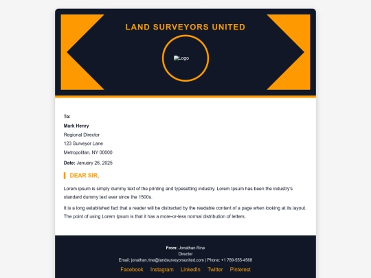 correspondence/email templates/Email Header Templates/Sample1 screenshot