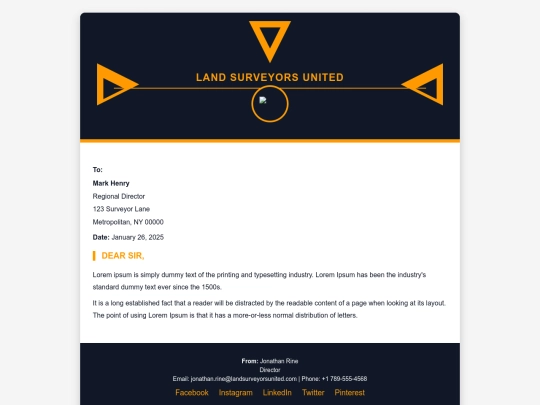 correspondence/email templates/Email Header Templates/Sample2 screenshot