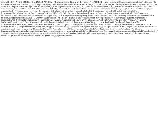 correspondence/eventscalendartest2 screenshot