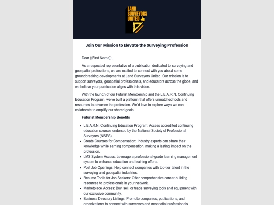 correspondence/futuristonboarding/PublicationRep screenshot