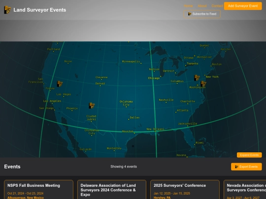 events/geoevents screenshot