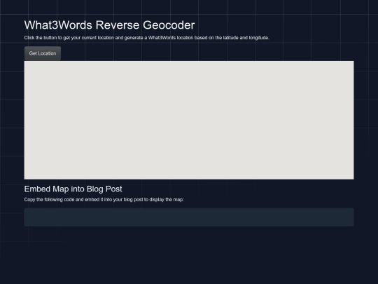 map/w3w 2/reversegeo screenshot