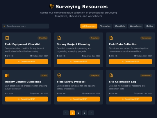 now/blog/timeline/surveying-resources screenshot
