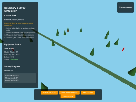 now/boundary-survey-vr-training screenshot