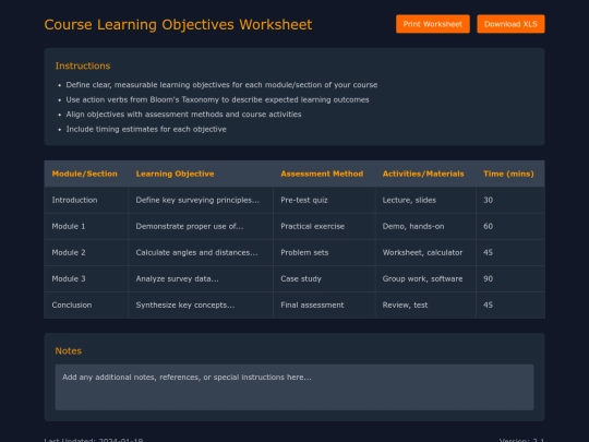 now/library/course-approval/course-objectives-worksheet screenshot